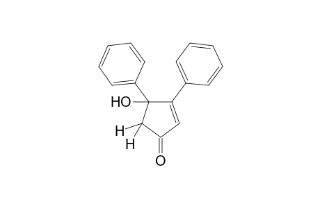 4-hydroxy-3,4-diphenyl-2-cyclopenten-1-one