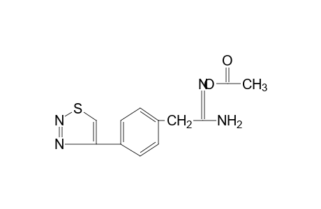 O-acetyl-2-[p-(1,2,3-thiadiazol-4-yl)phenyl]acetamidoxime