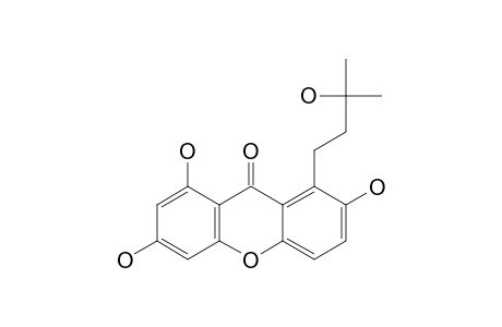 1,3,7-TRIHYDROXY-8-(3-HYDROXY-3-METHYLBUTYL)-XANTHONE;NIGROLINEAXANTHONE-D