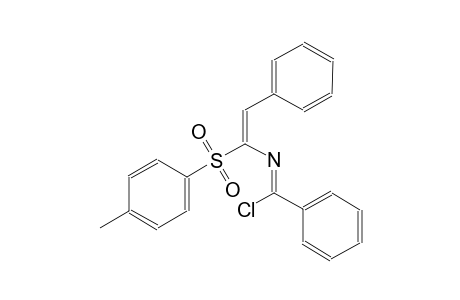 benzenecarboximidoyl chloride, N-[(Z,E)-1-[(4-methylphenyl)sulfonyl]-2-phenylethenyl]-