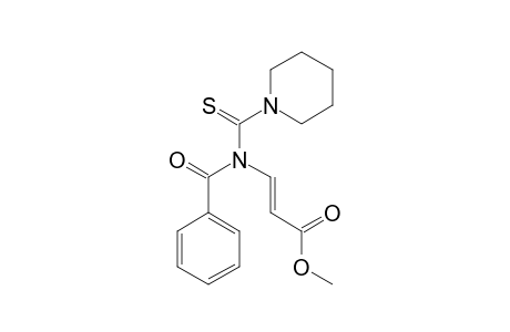 (E)-METHYL-3-[BENZOYL-(1-PIPERIDYLCARBOTHIOYL)-AMINO]-2-PROPENOATE