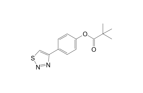 p-(1,2,3-thiadiazol-4-yl)phenol, pivalate