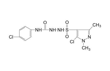 1-[(5-chloro-1,3-dimethylpyrazol-4-yl)sulfonyl]-4-(p-chlorophenyl)semicarbazide