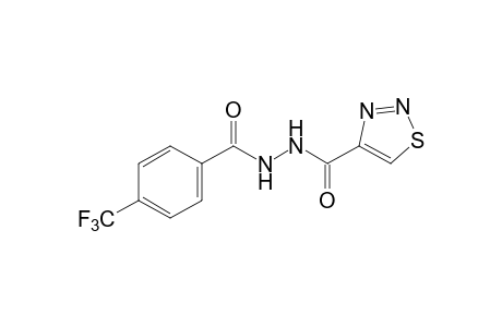 1-[(1,2,3-THIADIAZOL-4-YL)CARBONYL]-2-(alpha,alpha,alpha-TRIFLUORO-p-TOLUOYL)HYDRAZINE