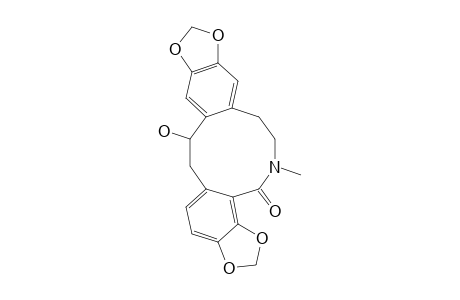 6,7,14-Trihydro-13-hydroxy-5-methylbis[1,3]benzodioxolo[4,5-c:5',6'-g]azecin-4(5H)-one