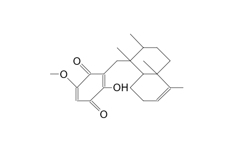 2-HYDROXY-5-METHOXY-3-[(1,2,4A,5-TETRAMETHYL-1,2,3,4,4A,7,8,8A-OCTAHYDRO-NAPHTHALEN-1-YL)-METHYL]-PARA-BENZOQUINONE;ISO-SPONGIAQUINONE