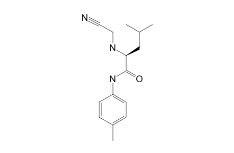 (2S)-2-[(CYANOMETHYL)-AMINO]-4-METHYL-N-(4-METHYLPHENYL)-PENTANAMIDE