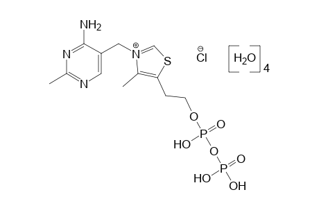 thiamine, trihydrogen pyrophosphate, tetrahydrate