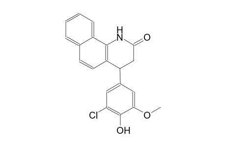 4-(3-chloro-4-hydroxy-5-methoxyphenyl)-3,4-dihydrobenzo[h]quinolin-2(1H)-one