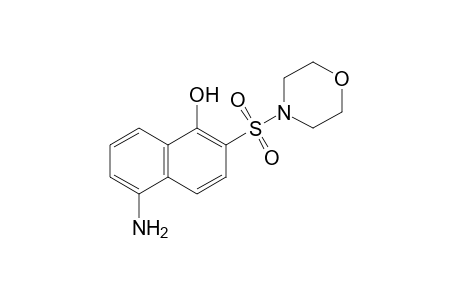 1-Naphthalenol, 5-amino-2-(4-morpholinylsulfonyl)-