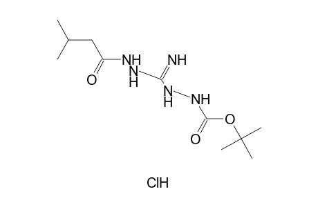 1-(tert-BUTOXYFORMAMIDO)-3-(ISOVALERYLAMINO)GUANIDINE, HYDROCHLORIDE