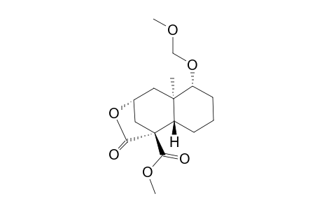 (4aa,5a,8ab)-1b-methoxycarbonyl-5-methoxymethyloxy-4a-methyldecahydronaphthalene-1a,3a-carbolactone