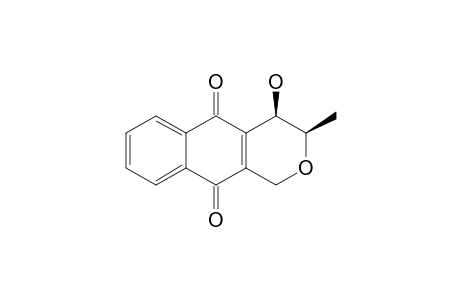 CIS-3,4-DIHYDRO-4-HYDROXY-3-METHYL-1H-NAPHTHO-[2,3-C]-PYRAN-5,10-DIONE