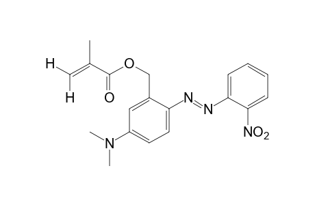 5-(dimethylamino)-2-[(o-nitrophenyl)azo]benzyl alcohol, methacrylate (ester)