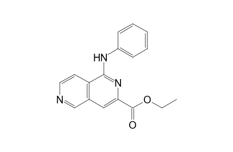 ethyl 1-(phenylamino)-2,6-naphthyridine-3-carboxylate