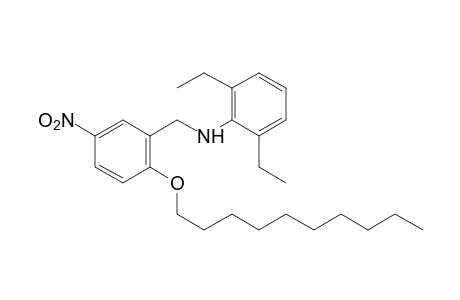 2-(decyloxy)-N-(2,6-diethylphenyl)-5-nitrobenzylamine