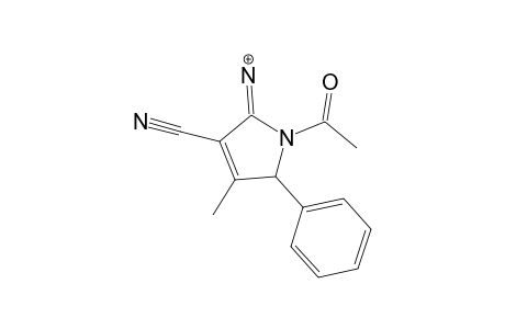 1-ACETO-2-AMINO-3-CYANO-4-METHYL-5-PHENYL-4H-PYRROLE;N-PROTONATED