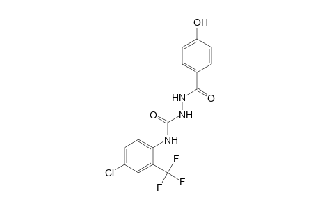 4-(4-CHLORO-alpha,alpha,alpha-TRIFLUORO-o-TOLYL)-1-(p-HYDROXYBENZOYL)SEMICARBAZIDE