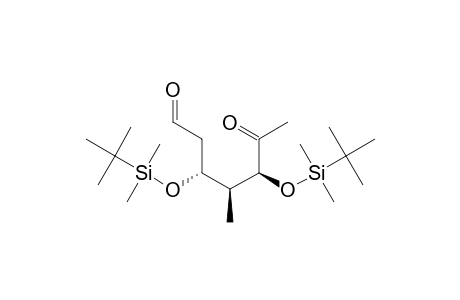 (3-R,4-S,5-S)-3,5-BIS-[(TERT.-BUTYLDIMETHYLSILYL)-OXY]-4-METHYL-6-OXOHEPTANAL