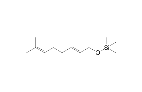 Geraniol, mono-TMS