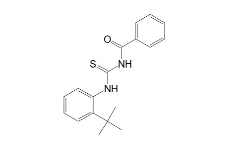 1-benzoyl-3-(o-tert-butylphenyl)-2-thiourea