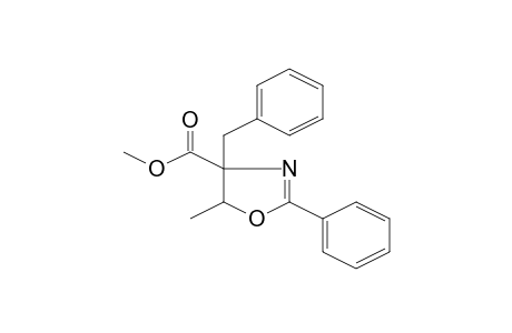 Methyl 4-benzyl-5-methyl-2-phenyl-4,5-dihydro-1,3-oxazole-4-carboxylate