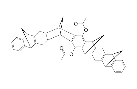 8,19-DIACETOXY-5,6,6A,7,9,9A,10,11,16,17,17A,18,20,20A,21,22-HEXADECAHYDRO-5,22:7,20:9,18:11,16-TETRAMETHANONONACENE