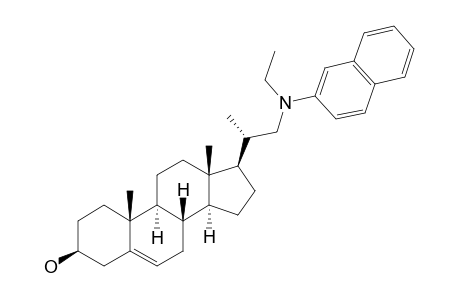 22-[ETHYL-(2'-NAPHTHYL)-AMINO]-23,24-DINORCHOL-5-EN-3-BETA-OL