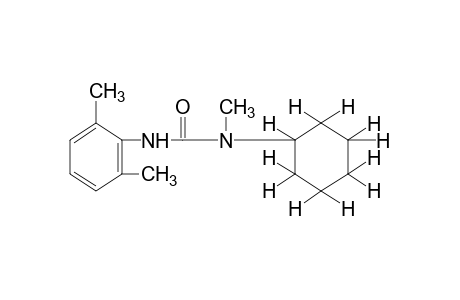 1-cyclohexyl-1-methyl-3-(2,6-xylyl)urea