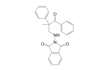 2-((2-methyl-3-oxo-2,3-diphenylpropyl)amino)isoindoline-1,3-dione