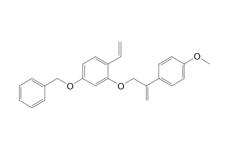 4-benzyloxy-2-[2-(4-methoxyphenyl)allyloxy]-1-vinylbenzene