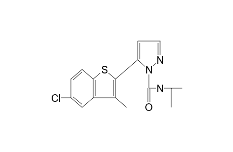 5-(5-chloro-3-methylbenzo[b]thien-2-yl)-N-isopropylpyrazole-1-carboxamide