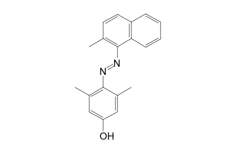 3,5-Dimethyl-4-[(E)-(2-methyl-1-naphthyl)diazenyl]phenol