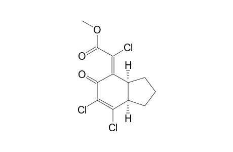 Methyl [(3a.alpha.,7a.alpha.)-6,7-Dichloro-2,3,3a,4,5,7a-hexahydro-5-oxo-1H-inden-4-ylidene]chloroacetate