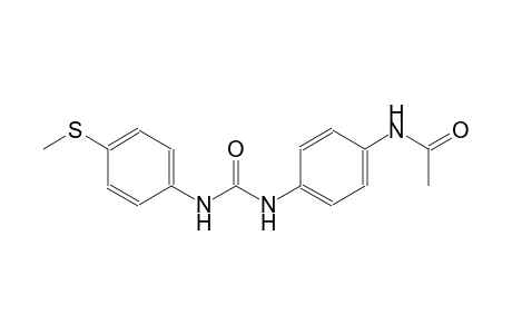 N-[4-({[4-(methylsulfanyl)anilino]carbonyl}amino)phenyl]acetamide