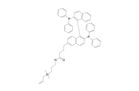 N-[3-((2-PROPENYL)-DIMETHYLSILYL)-PROPYL]-(R)-4-[2,2'-(DIPHENYLPHOSPHINO)-1,1'-BINAPHTH-6-YL]-BUTANAMIDE