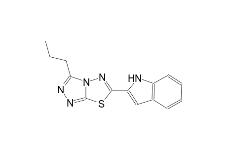 1H-indole, 2-(3-propyl[1,2,4]triazolo[3,4-b][1,3,4]thiadiazol-6-yl)-