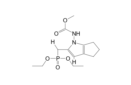 1-N-(METHOXYCARBONYLAMINO)-2,3-TRIMETHYLENE-5-DIETHOXYPHOSPHORYLMETHYLENEPYRROLE