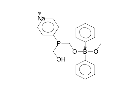 SODIUM DIPHENYLMETHOXY(PHENYLHYDROXYMETHYLPHOSPHINOMETHYLOXY)BORATE