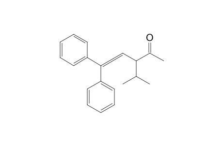 3-Isopropyl-5,5-diphenylpent-4-en-2-one