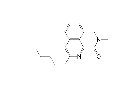 3-Hexyl-N,N-dimethylisoquinoline-1-carboxamide