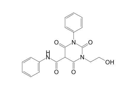 hexahydro-3-(2-hydroxyethyl)-1-phenyl-2,4,6 -trioxo-5-pyrimidine-carboxanilide