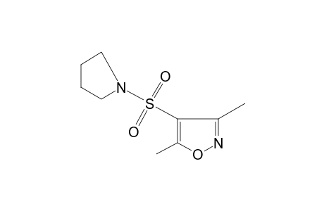 3,5-dimethyl-4-[(1-pyrrolidinyl)sulfonyl]isoxazole