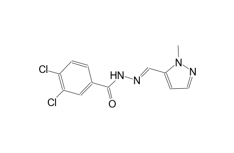 3,4-dichloro-N'-[(E)-(1-methyl-1H-pyrazol-5-yl)methylidene]benzohydrazide