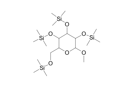 Glucopyranoside <methyl .alpha.-D->, tetra-TMS