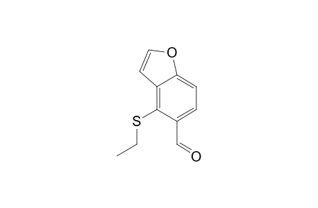 4-(ethylthio)-5-benzofurancarboxaldehyde