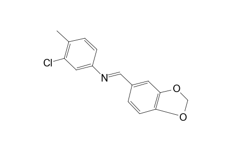 3-chloro-N-piperonylidene-p-toluidine