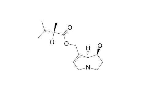 RETROHOUSTINE;RETRONECINE-9-O-(2S-2-HYDROXY-2,3-DIMETHYL-BUTANOYL)-ESTER