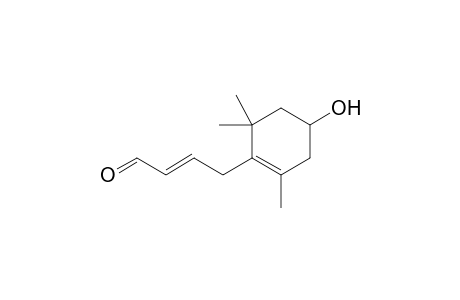 (E)-4-(2,6,6-trimethyl-4-oxidanyl-cyclohexen-1-yl)but-2-enal