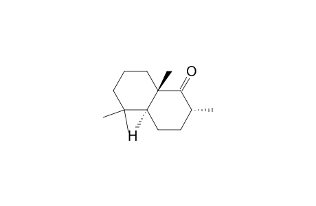 (-)-(2R,4aS,8aS)-Octahydro-2,5,5,8a-tetramethylnaphthalen-1(2H)-one